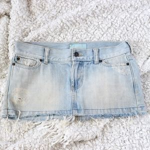 Hollister Denim Mini Skirt